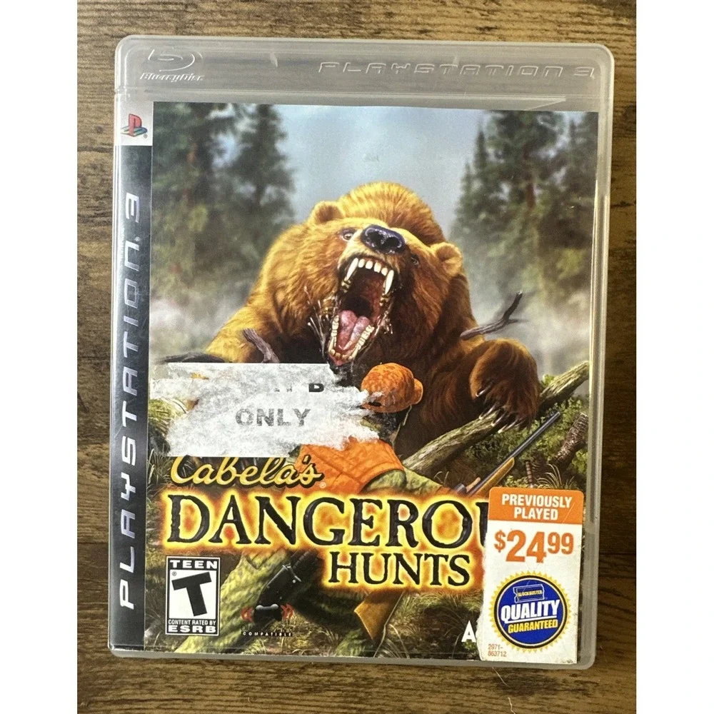 PS3 Cabela's Dangerous Hunts 2009 Sony PlayStation-3 Complete Tested And Working